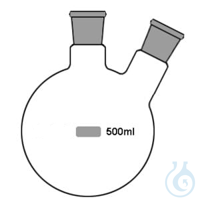 Pallone Duran fondo tondo ml.10000 centrale NS29/32 + laterale NS29/32 inclinato Pallone in vetro...